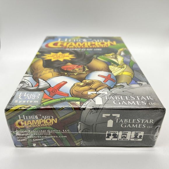 NEW Hero Card Champion of New Olympia 2006 Board Game Tablestar 2+ Player SEALED - Picture 3 of 7